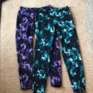 Lot of 2 old navy workout pant size L